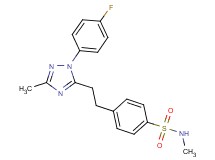 4-{2-[1-(4-fluorophenyl)-3-methyl-1H-1,2,4-triazol-5-yl]ethyl}-N-methylbenzenesulfonamide