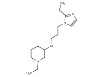 1-ethyl-N-[3-(2-ethyl-1H-imidazol-1-yl)propyl]piperidin-3-amine