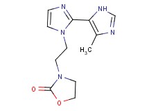 3-[2-(5'-methyl-1H,3'H-2,4'-biimidazol-1-yl)ethyl]-1,3-oxazolidin-2-one