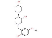 (3'R*,4'R*)-1'-(2-hydroxy-5-methoxybenzyl)-1,4'-bipiperidine-3',4-diol