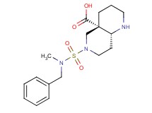 (4aS*,8aR*)-6-{[benzyl(methyl)amino]sulfonyl}octahydro-1,6-naphthyridine-4a(2H)-carboxylic acid