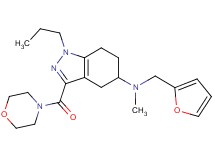 N-(2-furylmethyl)-N-methyl-3-(4-morpholinylcarbonyl)-1-propyl-4,5,6,7-tetrahydro-1H-indazol-5-amine