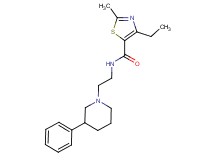 4-ethyl-2-methyl-N-[2-(3-phenylpiperidin-1-yl)ethyl]-1,3-thiazole-5-carboxamide