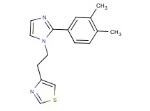 4-{2-[2-(3,4-dimethylphenyl)-1H-imidazol-1-yl]ethyl}-1,3-thiazole