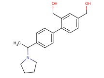 [4'-(1-pyrrolidin-1-ylethyl)biphenyl-2,4-diyl]dimethanol