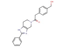 {4-[2-oxo-2-(2-phenyl-1,4,6,7-tetrahydro-5H-imidazo[4,5-c]pyridin-5-yl)ethyl]phenyl}methanol