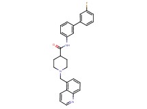 N-(3'-fluoro-3-biphenylyl)-1-(5-quinolinylmethyl)-4-piperidinecarboxamide