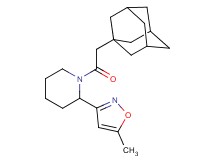 1-(1-adamantylacetyl)-2-(5-methyl-3-isoxazolyl)piperidine