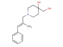 4-(hydroxymethyl)-1-[(2E)-2-methyl-3-phenylprop-2-en-1-yl]piperidin-4-ol