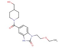 1-(2-ethoxyethyl)-5-{[4-(hydroxymethyl)piperidin-1-yl]carbonyl}-1,3-dihydro-2H-benzimidazol-2-one