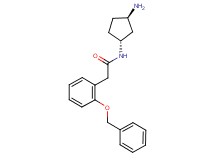 N-[rel-(1R,3R)-3-aminocyclopentyl]-2-[2-(benzyloxy)phenyl]acetamide hydrochloride