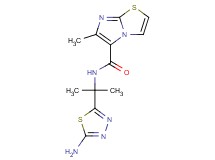 N-[1-(5-amino-1,3,4-thiadiazol-2-yl)-1-methylethyl]-6-methylimidazo[2,1-b][1,3]thiazole-5-carboxamide