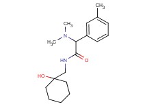 2-(dimethylamino)-N-[(1-hydroxycyclohexyl)methyl]-2-(3-methylphenyl)acetamide