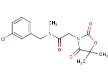 N-(3-chlorobenzyl)-2-(5,5-dimethyl-2,4-dioxo-1,3-oxazolidin-3-yl)-N-methylacetamide