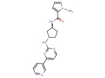1-methyl-N-((1S*,3S*)-3-{[4-(3-pyridinyl)-2-pyrimidinyl]amino}cyclopentyl)-1H-pyrrole-2-carboxamide