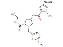 (4S)-N-ethyl-4-{[(1-methyl-1H-pyrrol-2-yl)carbonyl]amino}-1-[(5-methyl-2-thienyl)methyl]-L-prolinamide