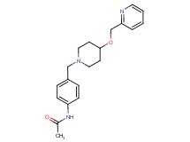 N-(4-{[4-(pyridin-2-ylmethoxy)piperidin-1-yl]methyl}phenyl)acetamide