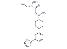 N-[(4-ethyl-4H-1,2,4-triazol-3-yl)methyl]-1-[3-(2-furyl)phenyl]-N-methyl-4-piperidinamine