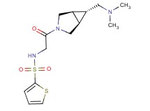 N-(2-{(1R*,5S*,6r)-6-[(dimethylamino)methyl]-3-azabicyclo[3.1.0]hex-3-yl}-2-oxoethyl)thiophene-2-sulfonamide