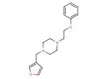 1-(3-furylmethyl)-4-(2-phenoxyethyl)piperazine
