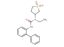 N'-2-biphenylyl-N-(1,1-dioxidotetrahydro-3-thienyl)-N-ethylurea