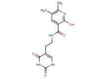 N-[2-(2,4-dioxo-1,2,3,4-tetrahydro-5-pyrimidinyl)ethyl]-2-hydroxy-5,6-dimethylnicotinamide