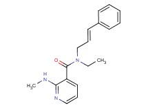N-ethyl-2-(methylamino)-N-[(2E)-3-phenylprop-2-en-1-yl]nicotinamide