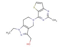 [1-ethyl-5-(2-methylthieno[3,2-d]pyrimidin-4-yl)-4,5,6,7-tetrahydro-1H-pyrazolo[4,3-c]pyridin-3-yl]methanol