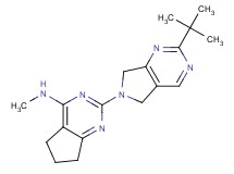2-(2-tert-butyl-5,7-dihydro-6H-pyrrolo[3,4-d]pyrimidin-6-yl)-N-methyl-6,7-dihydro-5H-cyclopenta[d]pyrimidin-4-amine