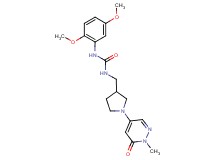N-(2,5-dimethoxyphenyl)-N'-{[1-(1-methyl-6-oxo-1,6-dihydropyridazin-4-yl)pyrrolidin-3-yl]methyl}urea