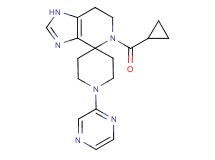 5-(cyclopropylcarbonyl)-1'-pyrazin-2-yl-1,5,6,7-tetrahydrospiro[imidazo[4,5-c]pyridine-4,4'-piperidine]
