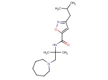 N-[2-(1-azepanyl)-1,1-dimethylethyl]-3-isobutyl-5-isoxazolecarboxamide