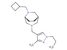 (1S*,5R*)-6-(cyclobutylmethyl)-3-[(3-methyl-1-propyl-1H-pyrazol-4-yl)methyl]-3,6-diazabicyclo[3.2.2]nonane