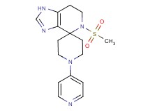 5-(methylsulfonyl)-1'-pyridin-4-yl-1,5,6,7-tetrahydrospiro[imidazo[4,5-c]pyridine-4,4'-piperidine]