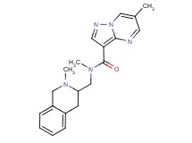 N,6-dimethyl-N-[(2-methyl-1,2,3,4-tetrahydroisoquinolin-3-yl)methyl]pyrazolo[1,5-a]pyrimidine-3-carboxamide