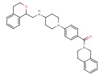 N-(3,4-dihydro-1H-isochromen-1-ylmethyl)-1-[4-(3,4-dihydro-2(1H)-isoquinolinylcarbonyl)phenyl]-4-piperidinamine