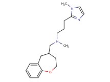 N-methyl-3-(1-methyl-1H-imidazol-2-yl)-N-(2,3,4,5-tetrahydro-1-benzoxepin-4-ylmethyl)propan-1-amine