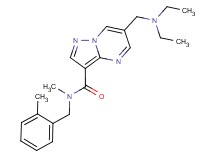6-[(diethylamino)methyl]-N-methyl-N-(2-methylbenzyl)pyrazolo[1,5-a]pyrimidine-3-carboxamide