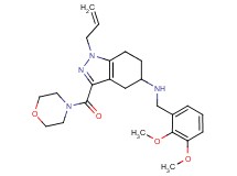 1-allyl-N-(2,3-dimethoxybenzyl)-3-(4-morpholinylcarbonyl)-4,5,6,7-tetrahydro-1H-indazol-5-amine