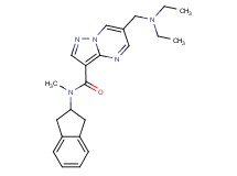 6-[(diethylamino)methyl]-N-(2,3-dihydro-1H-inden-2-yl)-N-methylpyrazolo[1,5-a]pyrimidine-3-carboxamide