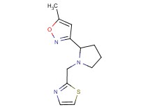 5-methyl-3-[1-(1,3-thiazol-2-ylmethyl)pyrrolidin-2-yl]isoxazole