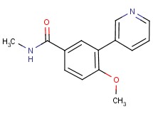 4-methoxy-N-methyl-3-(3-pyridinyl)benzamide