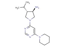 rel-(3R,4S)-4-isopropyl-1-[6-(1-piperidinyl)-4-pyrimidinyl]-3-pyrrolidinamine dihydrochloride