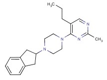 4-[4-(2,3-dihydro-1H-inden-2-yl)piperazin-1-yl]-2-methyl-5-propylpyrimidine