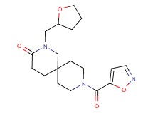 9-(5-isoxazolylcarbonyl)-2-(tetrahydro-2-furanylmethyl)-2,9-diazaspiro[5.5]undecan-3-one