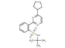 N-(tert-butyl)-2-(4-cyclopentylpyrimidin-2-yl)benzenesulfonamide
