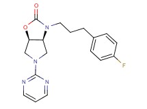 (3aS*,6aR*)-3-[3-(4-fluorophenyl)propyl]-5-(2-pyrimidinyl)hexahydro-2H-pyrrolo[3,4-d][1,3]oxazol-2-one