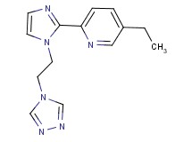 5-ethyl-2-{1-[2-(4H-1,2,4-triazol-4-yl)ethyl]-1H-imidazol-2-yl}pyridine
