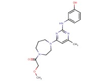 3-({4-[4-(methoxyacetyl)-1,4-diazepan-1-yl]-6-methylpyrimidin-2-yl}amino)phenol