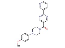 5-{[4-(4-methoxyphenyl)piperazin-1-yl]carbonyl}-2-pyridin-3-ylpyrimidine